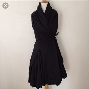 All Saints Aditya Wrap Dress Black Size 10 (M)
